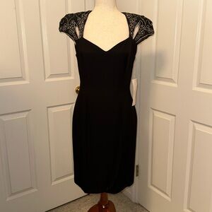 Ever Beauty Sz 10 Black Vintage Dress